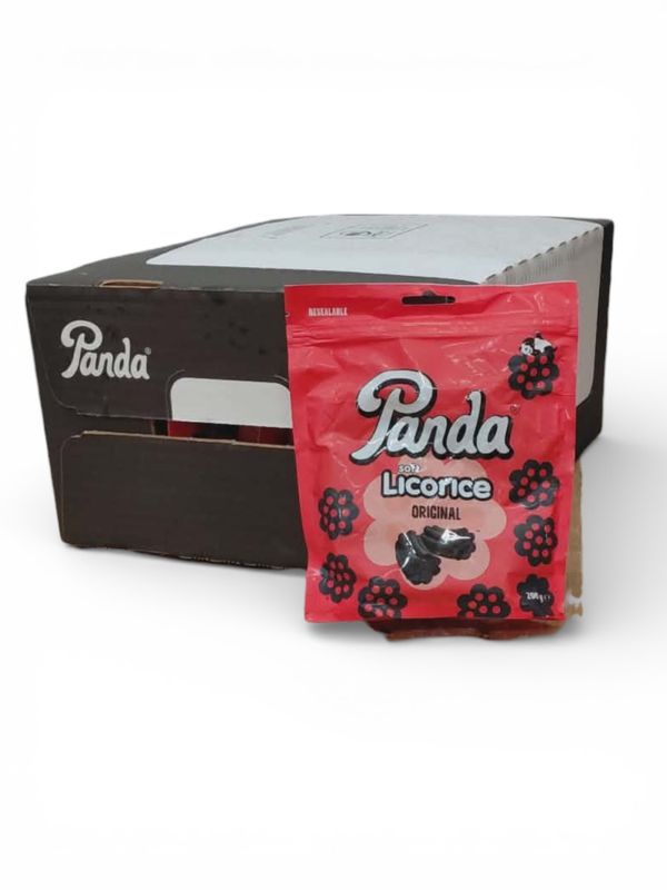 Panda Soft & Fresh Licorice Original 200g, 18stk pr kartong