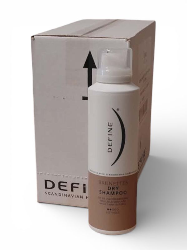 Define Brunettes dry shampoo 200ml, 8stk pr kartong