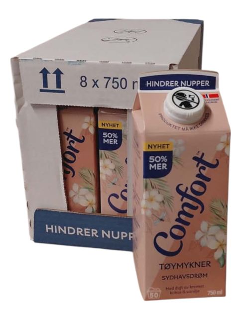 Hovedbilde Comfort Tøymykner sydhavsdrøm 750ml, 8stk pr ...