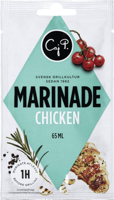 Hovedbilde Caj P Marinade chicken 65ml, 20stk pr kartong