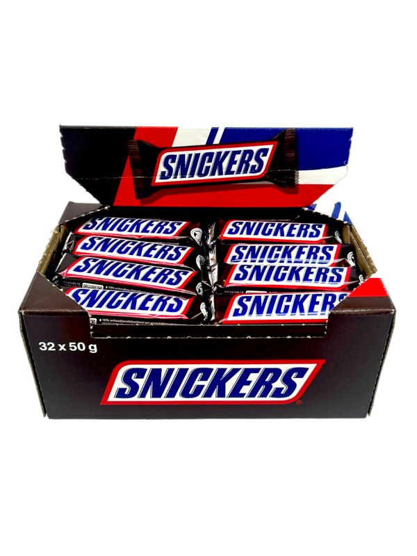 Mars AS Snickers 50g,  32stk pr kartong
